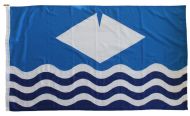 1yd 36x18in 91x45cm Isle of Wight flag (woven MoD fabric)