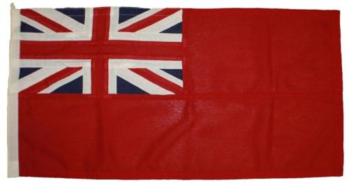 0.75yd 27x13.5in 68x34cm Red Ensign (woven MoD fabric)