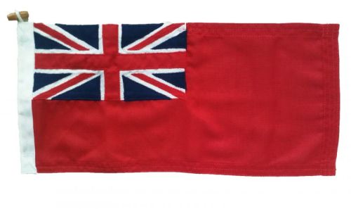 0.5yd 18x9in 46x23cm Red Ensign (woven MoD fabric)