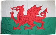 3x2ft 36x24in 91x61cm Welsh Dragon (woven MoD fabric)