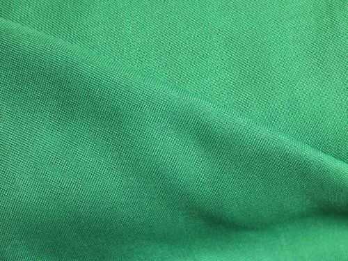Emerald green woven polyester