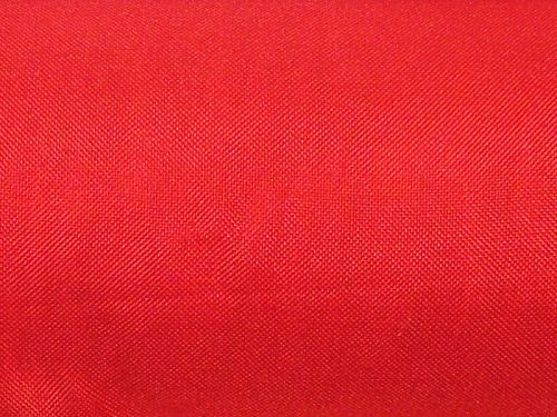 Red woven polyester