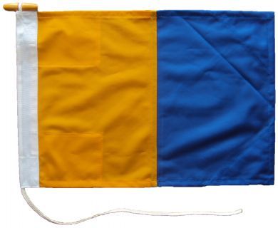 36x36in 91x91cm Kilo K signal flag US Navy Size 7