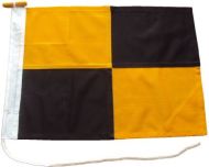15x12in 38x30cm Lima L signal flag US Navy Size 0 & British Navy Size