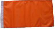 0.5yd 18x9in 45x23cm Orange flag