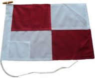 15x12in 38x30cm Uniform U signal flag US Navy Size 0 & British Navy Size